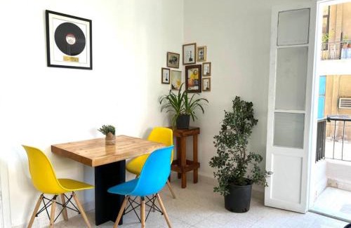 Beirut Apartment | Sunlit 2BR apt on MarMikhael Stairs