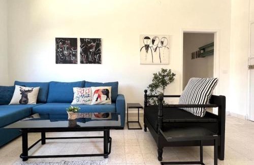 Beirut Apartment | Sunlit 2BR apt on MarMikhael Stairs