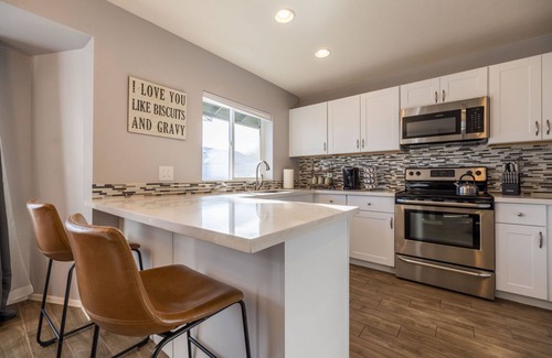 Tempe House | Sunlit Retreat: Heated Pool, Arcade, ASU