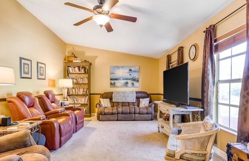 Lake Worth House | Sunny home with private screened pool, spacious patio & fast WiFi