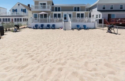 Salisbury Beach House | sunrise · Beachfront Bungalow: beachyard, close to boardwalk
