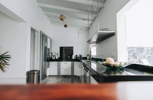 Malendure Villa | Sunset Palm - Creole villa with pool and view of the Cousteau Reserve