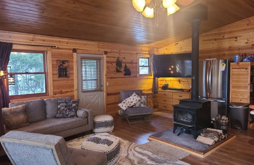 Remer Cabin | Sunset Shores Northwoods Retreat! Luxurious Cabin awaits You and yours.