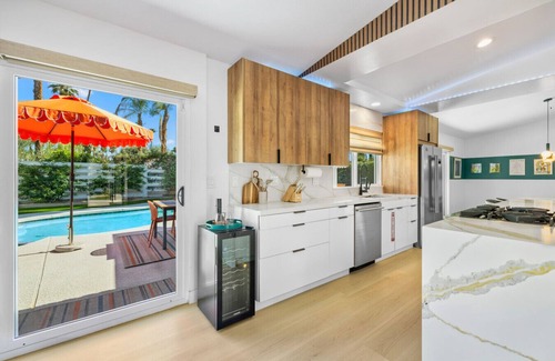 Araby Apartment | Sunshine Days Modern Palm Springs Oasis w/Private Pool, Spa & Views
