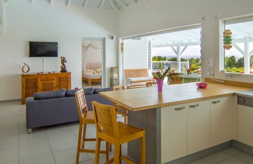 Capesterre-de-Marie-Galante House | Superb villa sea view, 5 persons, 2 bedrooms, dominant and ventilated, swimming pool