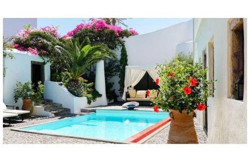 Megalochori Villa | Super Luxury Santorini Villa Mansion Sophia Private Pool Beautiful Terrace 2 Bdr Megalochori
