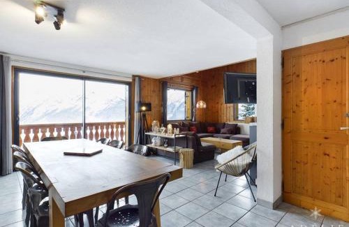 Les Eucherts Apartment | Superbe Duplex Savoyard pour 13 pers. avec Cheminée et Balcons, à 300m des Pistes - FR-1-398-616