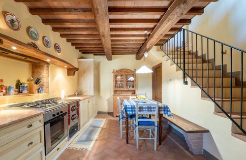 Castelnuovo di Val di Cecina Apartment | Superior apt for four people, ideal for families with outdoor terrace
