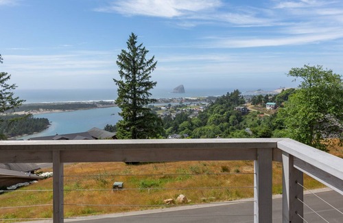 Pacific City House | Sweeping Ocean and Mtn Views, Dogs Welcome! Enjoy the Community Pool and Hot Tub