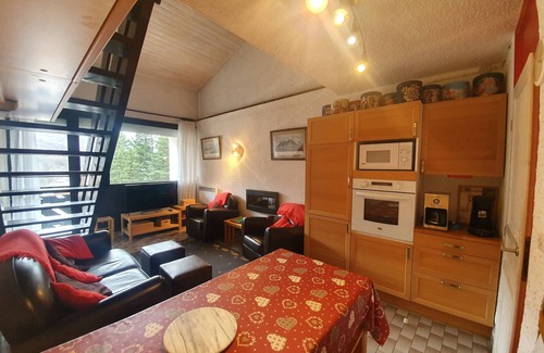 Saint-Chaffrey Apartment | T2 duplex + mountain corner at the foot of the slopes 6 people