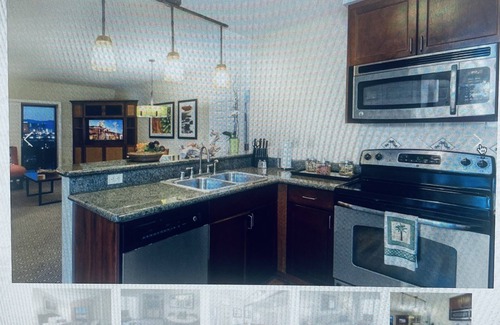 Las Vegas Apartment | Tahiti Village Resort 2 Bedroom Apartment For Formula 1 Race Week Las Vegas