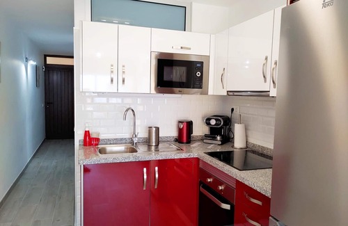 Santiago del Teide Apartment | Terrace, sea view, Wi-Fi, swimming pool, 50 mts. from the beach