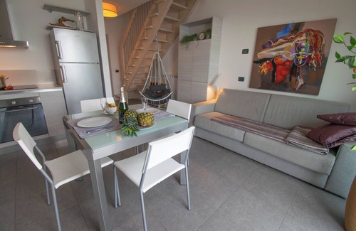 Parzanica House | Terrazza a Lago - three-room duplex apartment with terrace and pool at Lake Iseo