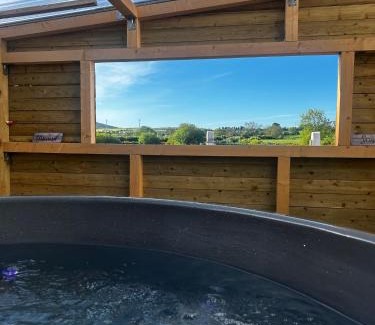 Dromore House | The Alpaca Farmhouse with hot tub and alpaca experience included