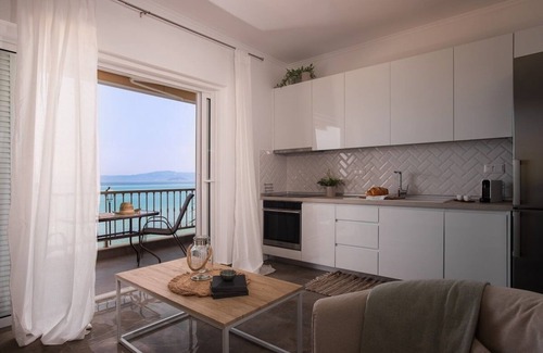 Haniotis Apartment | The Beach House - Steps from the Sea