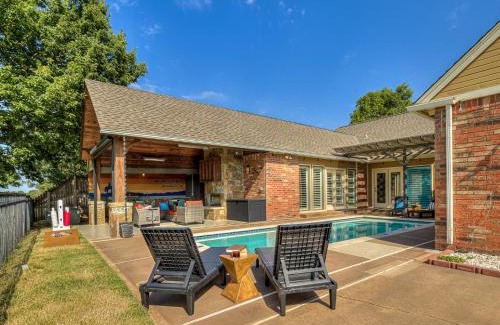 Oklahoma City Villa | The Big Friendly - A family retreat, heated pool, hot tub, game room minutes away from DT OKC