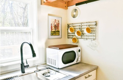 Georgetown Cabin | The Broken Tree Ranch: Tiny House & Treehouse in the Woods with Pool