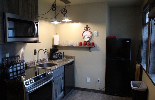 Deadwood Apartment | The Depot at Mad Peak Lodging, sleeps up to four