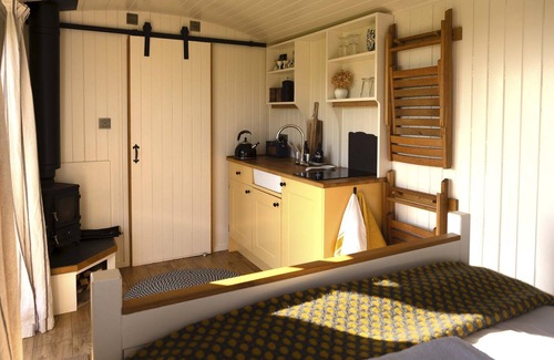 Ty Croes Cabin | The Dilly: Luxury, romantic shepherd's hut for two on Anglesey