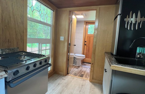 Glacier Cabin | The Gem a cozy, Tiny home in Glacier.
