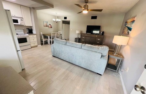Banana River Estates Condo | The Hideaway - Pool & 5 Minutes from the Beach