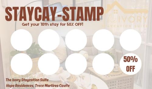 Trece Martires Apartment | THE IVORY STAYCATION suite at Hope Residences Trece Martires Cavite