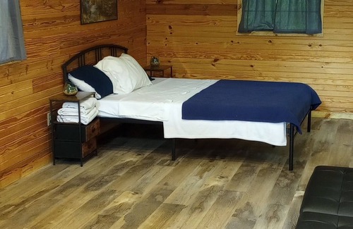 Mammoth Spring Cabin | The knotty pine cabin, Tiny House