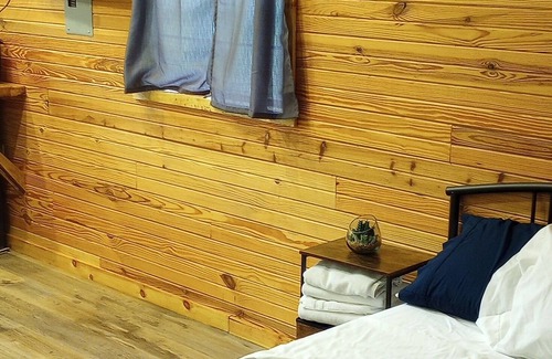 Mammoth Spring Cabin | The knotty pine cabin, Tiny House