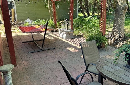 Grundy Center House | The Little Red Cottage is 1-bedroom on Main Level with access to the main floor