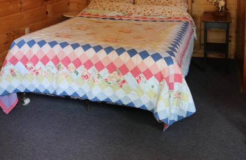 Alton Cabin | The Love Nest-Pine lined walls 1 room efficiency cabin #4