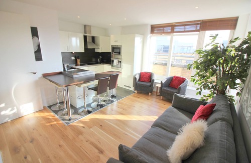 Cambridge Apartment | The Luxurious Penthouse Two-Bedroom Flat Shared Pool & Gym Free Wi-Fi
