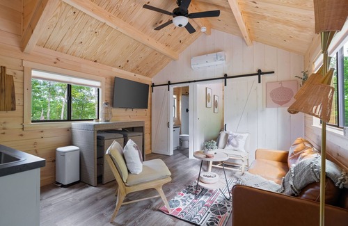 Frenchburg House | The Mighty Acorn, Bungalow is a delightful cozy tiny home in the woods.