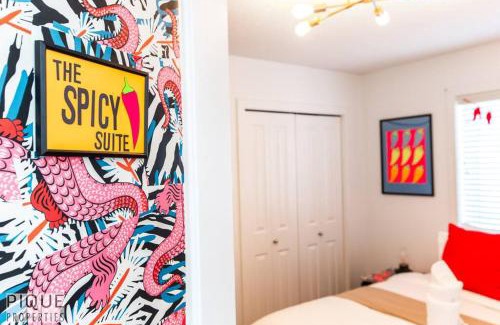 Griesbach Apartment | The Obsolete Suite - King Bed - Fireplace - Pet Friendly