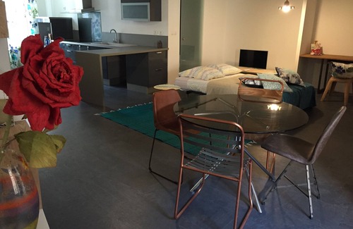Carcassonne Apartment | "The patio Maria" At the foot of the city, apartment with interior patio.