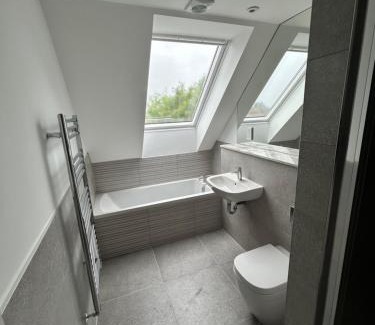 Ewell House | The Penthouse Double Bedroom for Rent Use of kitchen