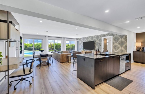 Deerfield Beach House | The Pickle House, Deerfield Beach, Pickle Ball court, pool, fire pit and more!