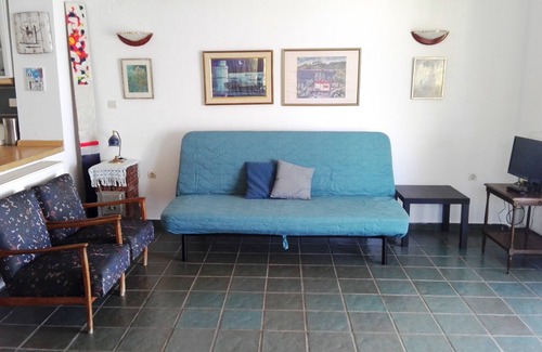 Toroni Apartment | The Pink Oleander House on the beach with a spectacular view - 6 persons