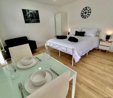 Hartshill Apartment | The Studio - Private Car Park with CCTV - Fast WiFi - Contractor Friendly - Nature & Wildlife Retreat for Business Stays or Relaxing Couples Getaways