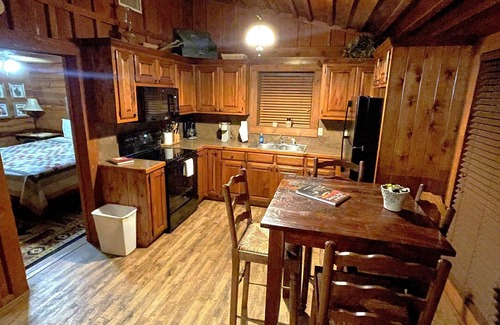 Heber Springs Cabin | The View is Great at Lobo #8! Log Cabin on Little Red River in Heber Springs
