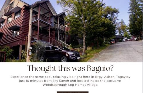 Tagaytay Villa | The Wood Cabin Home Tagaytay with Billiards and Minipool 10mins from Skyranch
