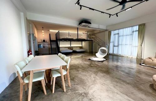 Tawau House | the Zwei Playhouse Retreat with Slide at the Frohaus