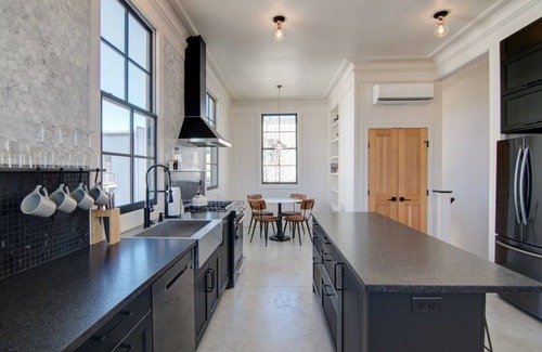 Buena Vista House | This 2 bedroom, 1 bathroom modern loft 2nd floor apartment sleeps up to 4 guests