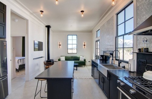 Buena Vista House | This 2 bedroom, 1 bathroom modern loft 2nd floor apartment sleeps up to 4 guests