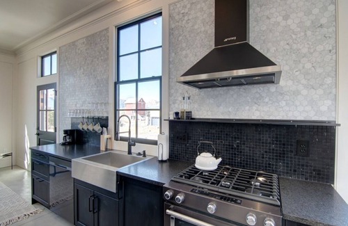 Buena Vista House | This 2 bedroom, 1 bathroom modern loft 2nd floor apartment sleeps up to 4 guests