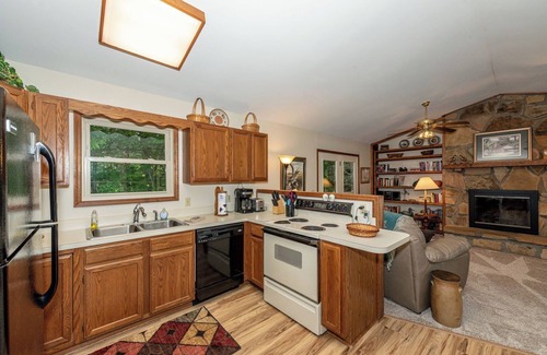 Townsend Cabin | This home is located on a beautiful golf course community and has a view