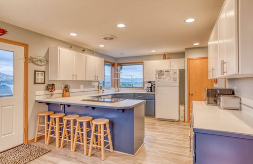 Pacific City House | Three-Story Home has Ocean, River and Mountain Views Two Blocks from the Beach!