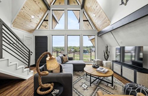 New Braunfels Ski Chalet | Three Stylish A-Frames Perfect for a Group Escape in Texas