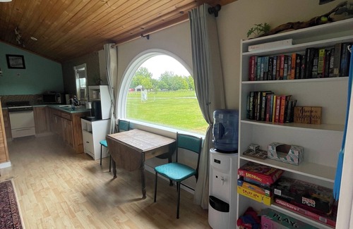 Chazy Cabin | Tiny Glamping Experience with AC and access to Lake Champlain