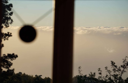 Garafia House | Tiny house bird's nest- vineyard with pool above the clouds, sea view, WLAN