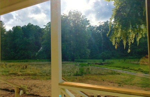 Clayton House | Tiny House in the Mountains- waterfall, jacuzzi and stunning farm views